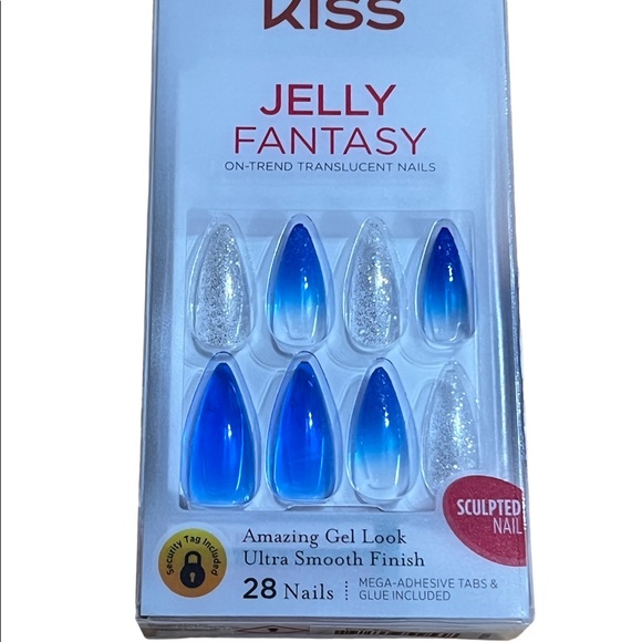 Kiss Makeup New Kiss Jelly Fantasy Blue Nails Poshmark